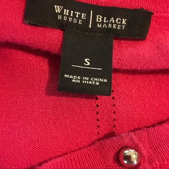 WHBM Button Down Knit Cardigan Sweater S Career - Picture 5 of 6